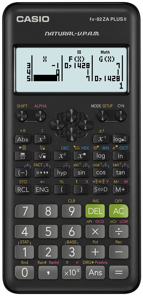 Casio FX-82ZA Plus II Scientific Calculator